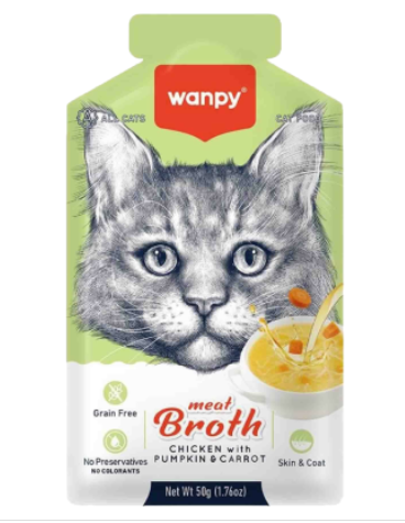 Wanpy  Meat Borth pouch 50gm