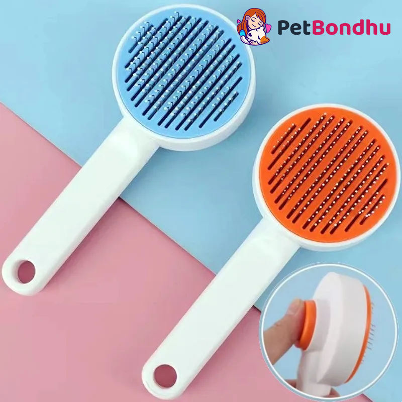 Grooming Push Brush Futuristic design