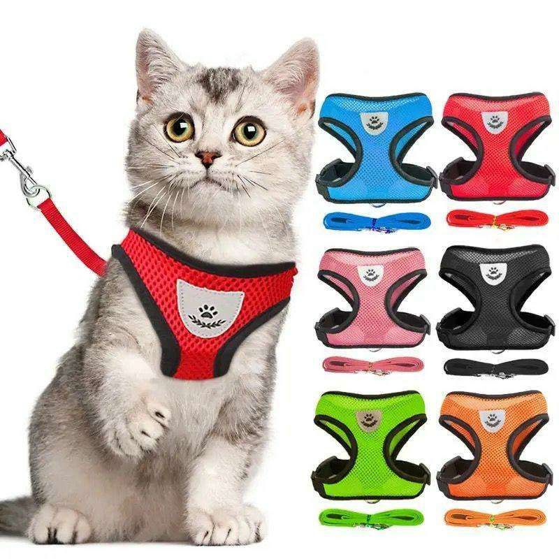 Cat Body Harness S/M/L Big Size